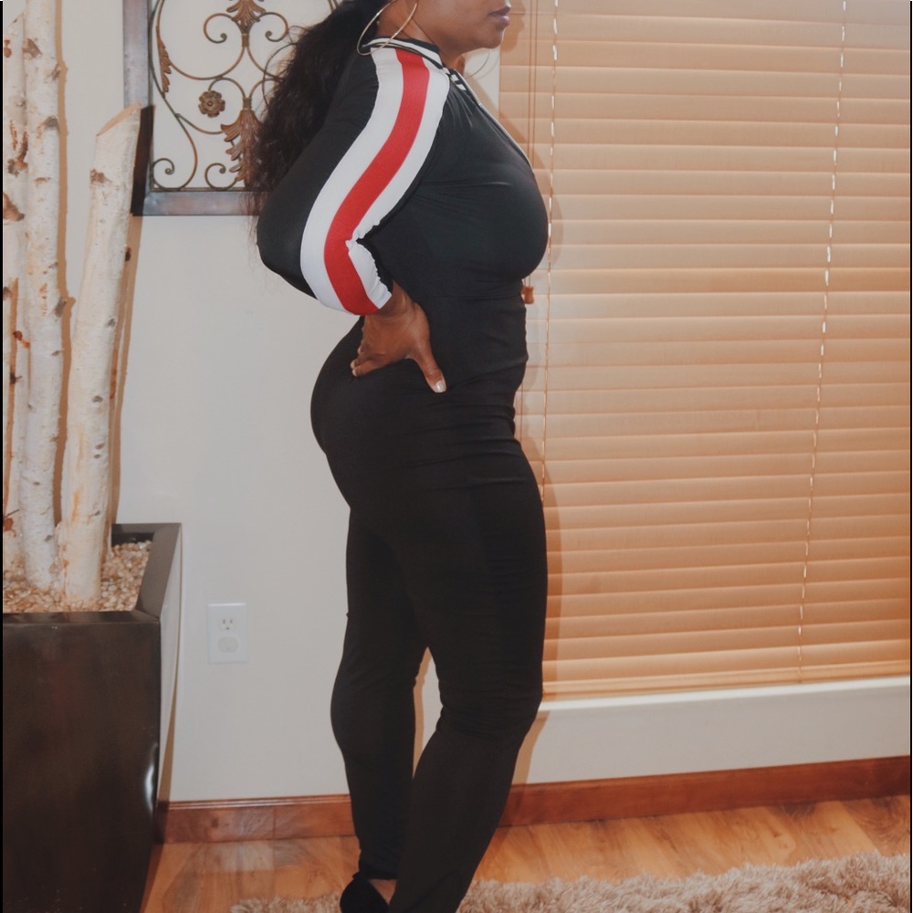 Striped Jumpsuit